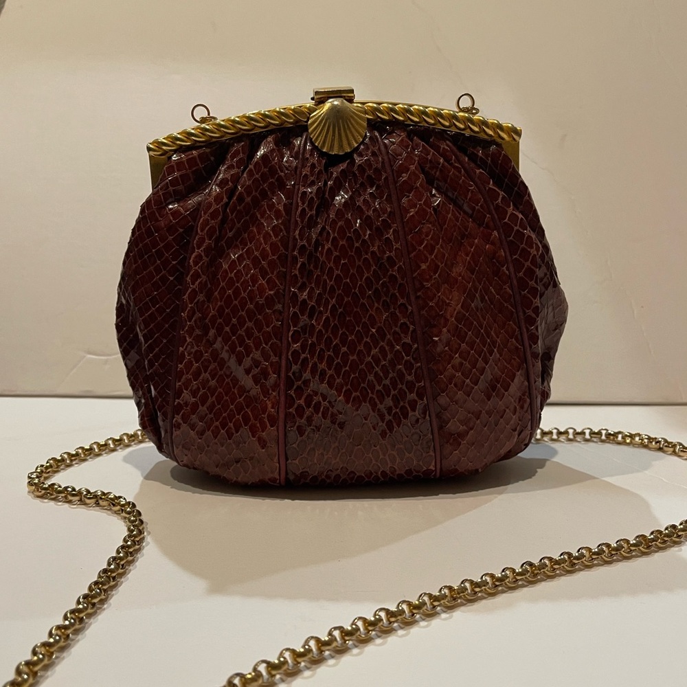 Morris Moskowitz Snakeskin Purse